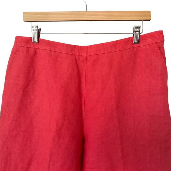 Vintage Talbots Women's Irish Linen Pants Size 16 w/ 26.5" Inseam - Picture 3 of 5